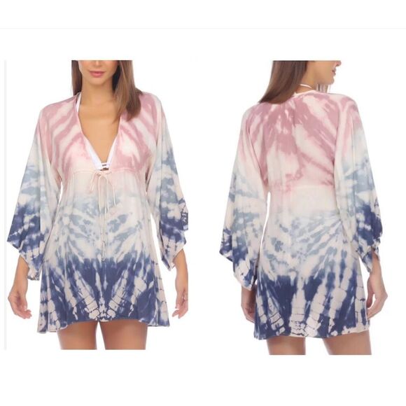 Raviya Tie-Dye Tunic Swim Cover-Up - Picture 1 of 6